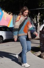 KRISTEN BELL in denim Out in Los Feliz 01/24/2023