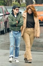 KRISTEN STEWART Out with a Friend in Los Angeles 01/14/2023