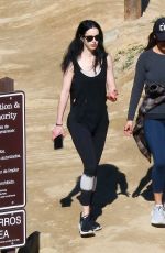 KRYSTEN RITTER and ANGELIQUE CABRAL Out Hiking in in Los Angeles 01/25/2023