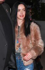 KRYSTEN RITTER Leaves Catch Steak LA in Los Angeles 01/25/2023