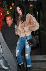 KRYSTEN RITTER Leaves Catch Steak LA in Los Angeles 01/25/2023