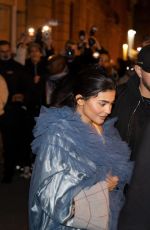 KYLIE JENER Leaves Maison Margiela Show at Paris Fashion Week 01/22/2023