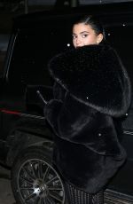 KYLIE JENNER Arrives for Dinner in Aspen on New Years Eve 12/31/2022