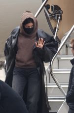 KYLIE JENNER Arrives in Paris on Her Private Jet 01/21/2023