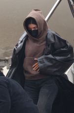 KYLIE JENNER Arrives in Paris on Her Private Jet 01/21/2023