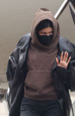 KYLIE JENNER Arrives in Paris on Her Private Jet 01/21/2023