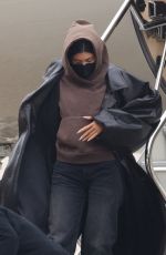 KYLIE JENNER Arrives in Paris on Her Private Jet 01/21/2023