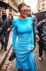 KYLIE JENNER Leaves Dinand by Ferdi Restaurant in Paris 01/23/2023