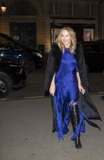 KYLIE MINOGUE Night Out in Paris 01/24/2023