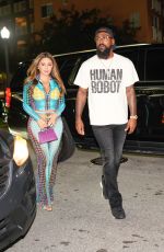 LARSA PIPPEN and Marcus Jordan Nigh Out in Miami 12/31/2022