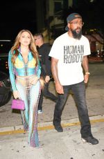 LARSA PIPPEN and Marcus Jordan Nigh Out in Miami 12/31/2022