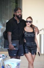LARSA PIPPEN and Marcus Jordan Out in Miami Beach 01/07/2023