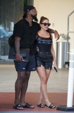 LARSA PIPPEN and Marcus Jordan Out in Miami Beach 01/07/2023