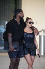 LARSA PIPPEN and Marcus Jordan Out in Miami Beach 01/07/2023