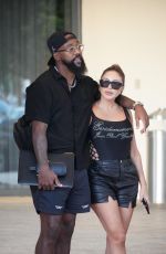 LARSA PIPPEN and Marcus Jordan Out in Miami Beach 01/07/2023
