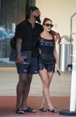 LARSA PIPPEN and Marcus Jordan Out in Miami Beach 01/07/2023