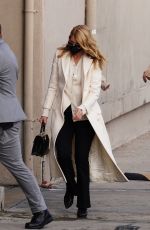 LAURA DERN Arrives at Jimmy Kimmel Live in Hollywood 01/05/2023