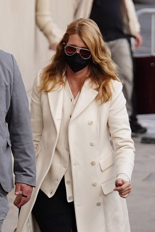LAURA DERN Arrives at Jimmy Kimmel Live in Hollywood 01/05/2023