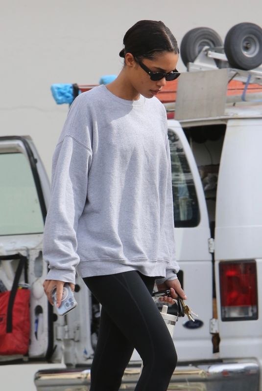 LAURA HARRIER Leaves a Workout in West Hollywood 01/11/2023