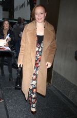 LAUREN AMBROSE Arrives at Today Show in New York 01/09/2023