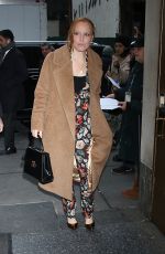 LAUREN AMBROSE Arrives at Today Show in New York 01/09/2023