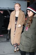 LAUREN AMBROSE Arrives at Today Show in New York 01/09/2023
