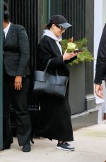 LEA MICHELE Heading to Her Matinee Performance of Funny Girl in New York 01/04/2023