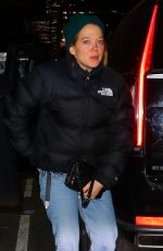LEA SEYDOUX Out with a Friend at Omen Japanese Restaurant in London 01/12/2023