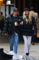 LEA SEYDOUX Out with a Mystery Blonde in New York 01/17/2023