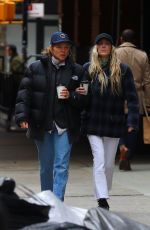 LEA SEYDOUX Out with a Mystery Blonde in New York 01/17/2023