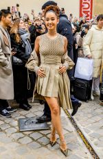 LENA MAHFOUF at Christian Dior Haute Couture Spring/Summer 2023 Show at Paris Fashion Week 01/23/2023