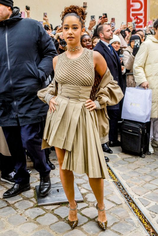 LENA MAHFOUF at Christian Dior Haute Couture Spring/Summer 2023 Show at Paris Fashion Week 01/23/2023