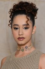 LENA MAHFOUF at Christian Dior Show at Paris Fashion Week 01/23/2023