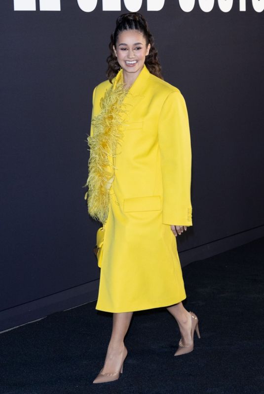 LENA MAHFOUF at Valentino Haute Couture Spring-summer 2023 Show at Paris Fashion Week 01/25/2023