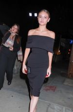 LENI KLUM Arrives at Maison Valentino The Essentials at Maxfield in Los Angeles 01/12/2023