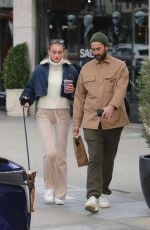 LENI KLUM Out with Her Dog and a Friend on Sunset Plaza in West Hollywood 01/19/2023