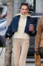 LENI KLUM Out with Her Dog and a Friend on Sunset Plaza in West Hollywood 01/19/2023