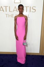 LETITIA WRIGHT at Grand Reveal Weekend for Atlantis The Royal in Dubai 01/21/2023