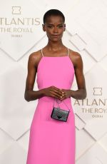 LETITIA WRIGHT at Grand Reveal Weekend for Atlantis The Royal in Dubai 01/21/2023