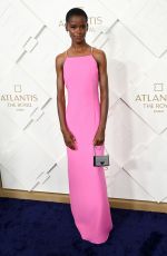 LETITIA WRIGHT at Grand Reveal Weekend for Atlantis The Royal in Dubai 01/21/2023