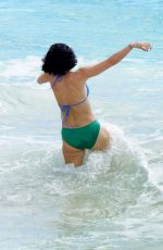 LILY ALLEN in Bikini at a Beach in St. Barts 12/30/2022