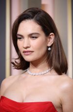 LILY JAMES at 80th Annual Golden Globe Awards in Beverly Hills 01/10/2023