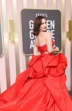 LILY JAMES at 80th Annual Golden Globe Awards in Beverly Hills 01/10/2023