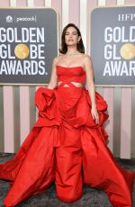 LILY JAMES at 80th Annual Golden Globe Awards in Beverly Hills 01/10/2023