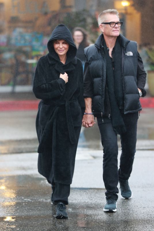 LISA RINNA and Harry Hamlin on a Late Lunch Date in Bel Air 12/31/2022