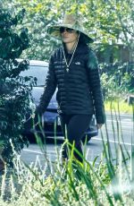 LISA RINNA Out for Solo Walk in Los Angeles 01/28/2023