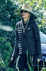 LISA RINNA Out for Solo Walk in Los Angeles 01/28/2023