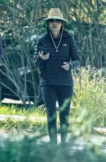 LISA RINNA Out for Solo Walk in Los Angeles 01/28/2023