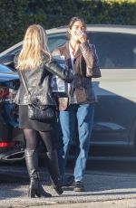 LISETTE OLIVERA Out for Lunch with a Friend at Great White in Los Angeles 01/27/2023