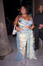 LIZZO Arrives at Lori Harvey